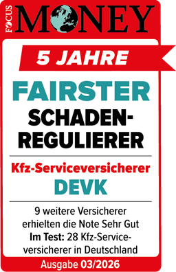 Focus Money: Fairster Schadenregulierer — DEVK