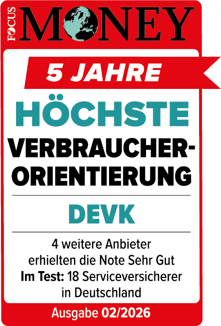 Focus Money: Höchste Kundenorientierung — DEVK